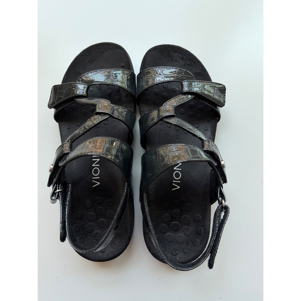 Vionic Black Strappy Sandals